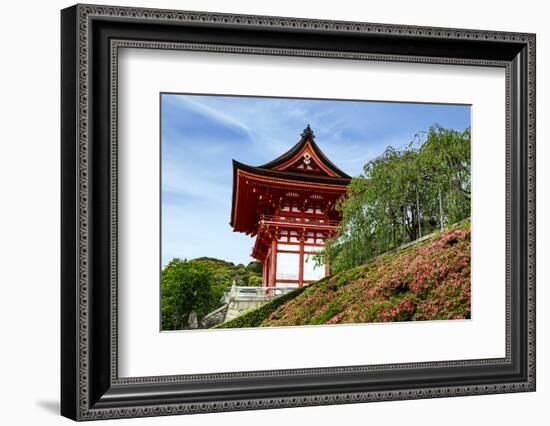 Kyoto, Japan. Main entrance gate to the Kiyomizu-dera temple, a UNESCO World Heritage Site-Miva Stock-Framed Photographic Print