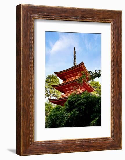 Kyoto, Japan. Taisan-ji Temple nearby Kiyomizu-dera Temple-Miva Stock-Framed Photographic Print