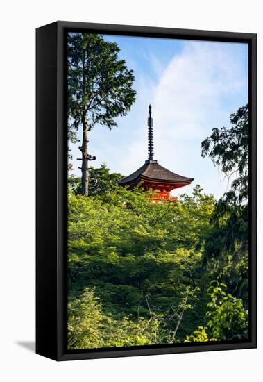 Kyoto, Japan. Taisan-ji Temple nearby Kiyomizu-dera Temple-Miva Stock-Framed Premier Image Canvas