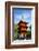 Kyoto, Japan. Three-storied pagoda at Taisan-ji Temple nearby Kiyomizu-dera Temple-Miva Stock-Framed Photographic Print