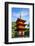 Kyoto, Japan. Three-storied pagoda at Taisan-ji Temple nearby Kiyomizu-dera Temple-Miva Stock-Framed Photographic Print