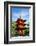 Kyoto, Japan. Three-storied pagoda at Taisan-ji Temple nearby Kiyomizu-dera Temple-Miva Stock-Framed Photographic Print