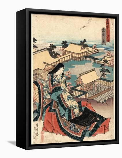 Kyoto No Zu-Utagawa Toyokuni-Framed Premier Image Canvas