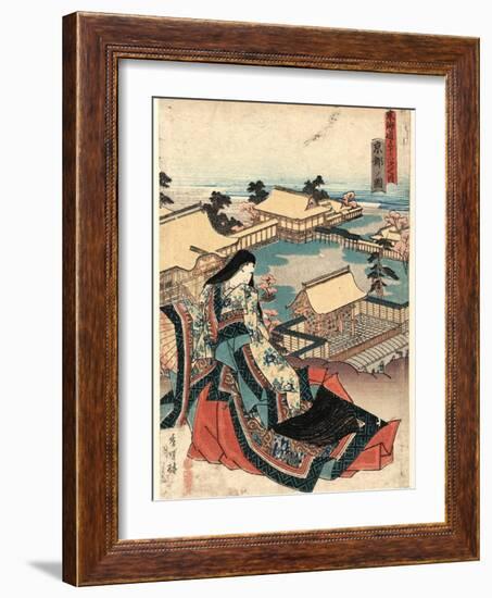 Kyoto No Zu-Utagawa Toyokuni-Framed Giclee Print