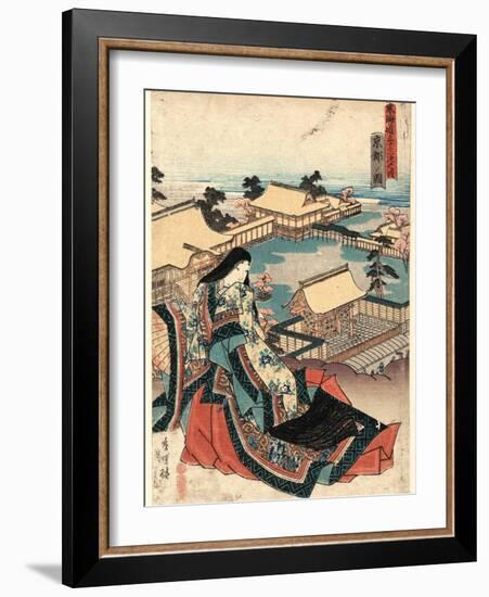 Kyoto No Zu-Utagawa Toyokuni-Framed Giclee Print