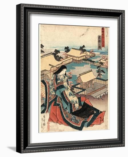 Kyoto No Zu-Utagawa Toyokuni-Framed Giclee Print