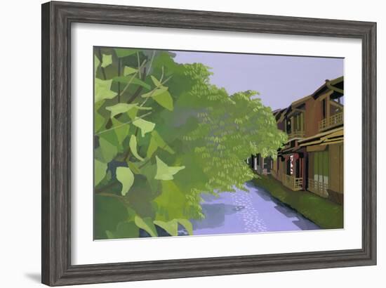 Kyoto Takase River-Hiroyuki Izutsu-Framed Giclee Print