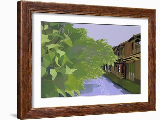 Kyoto Takase River-Hiroyuki Izutsu-Framed Giclee Print