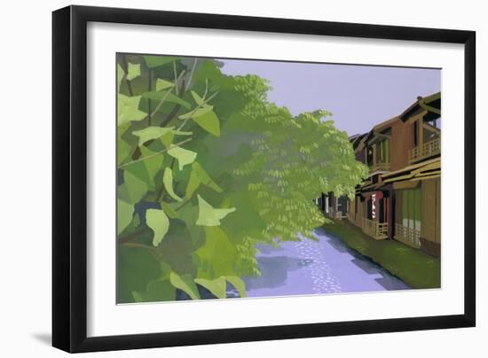 Kyoto Takase River-Hiroyuki Izutsu-Framed Giclee Print