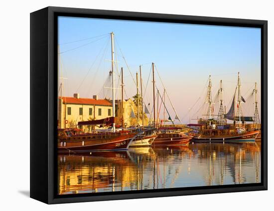 Kyrenia Harbour, Kyrenia, North Cyprus-Neil Farrin-Framed Premier Image Canvas