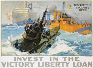 Invest in the Victory Liberty Loan Poster by L^a^ Shafer