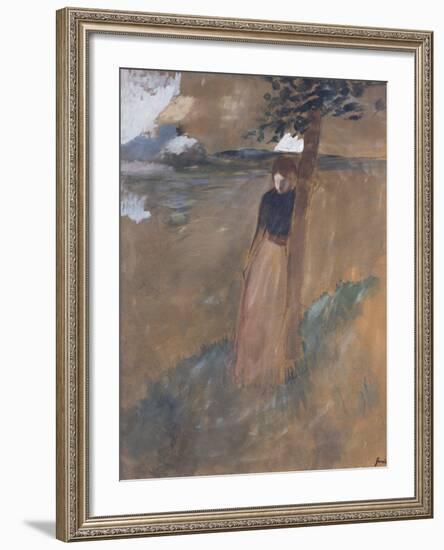 L'Abandonnee, C.1884-Jean Louis Forain-Framed Giclee Print