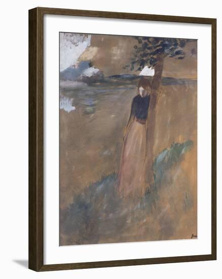 L'Abandonnee, C.1884-Jean Louis Forain-Framed Giclee Print