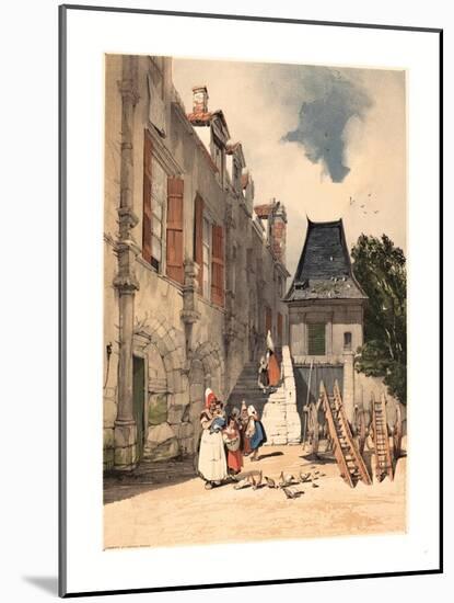 L'Abbaye St. Amand, Rouen, 1839, Lithograph-Thomas Shotter Boys-Mounted Giclee Print