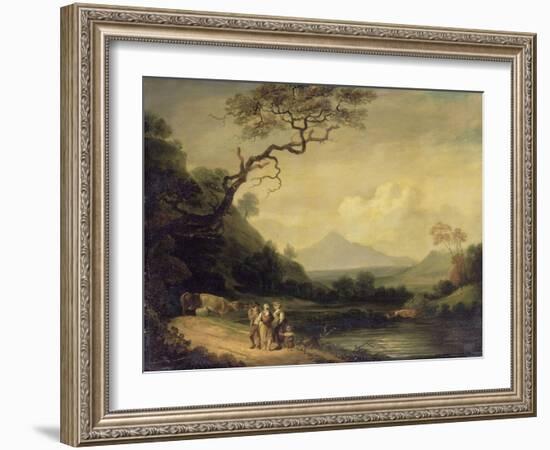 L'abreuvoir-Thomas Gainsborough-Framed Giclee Print