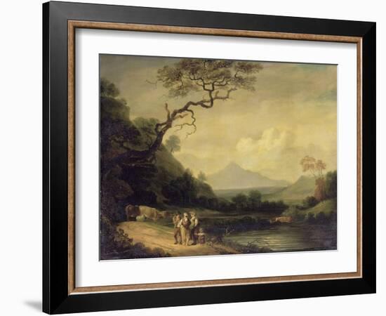 L'abreuvoir-Thomas Gainsborough-Framed Giclee Print