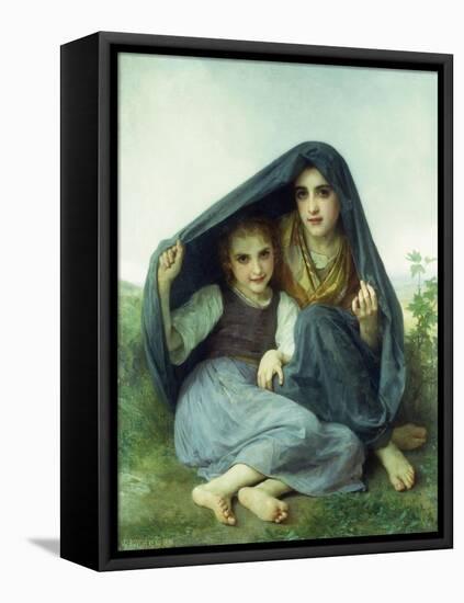 L'Abri-William Adolphe Bouguereau-Framed Premier Image Canvas
