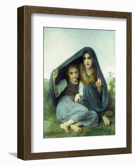 L'Abri-William Adolphe Bouguereau-Framed Giclee Print