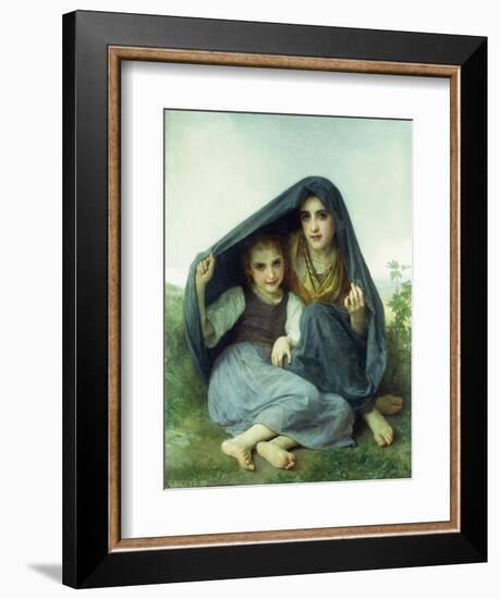 L'Abri-William Adolphe Bouguereau-Framed Giclee Print