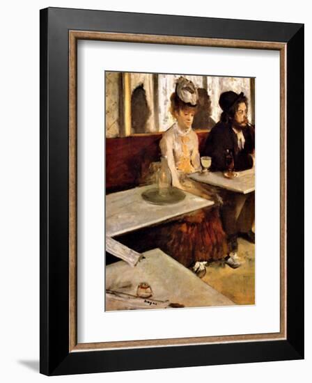 L'Absinthe-Edgar Degas-Framed Giclee Print