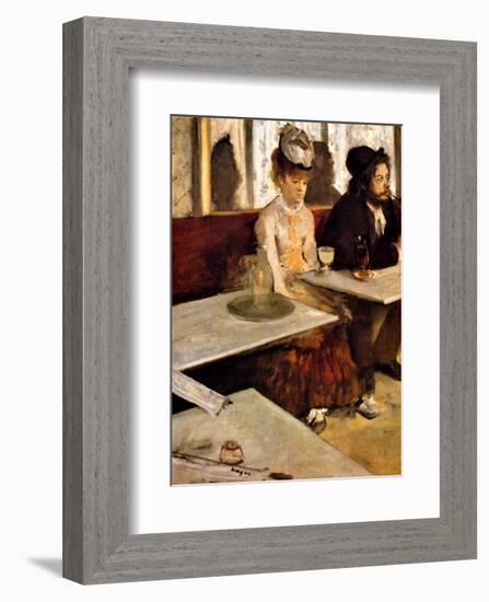 L'Absinthe-Edgar Degas-Framed Giclee Print