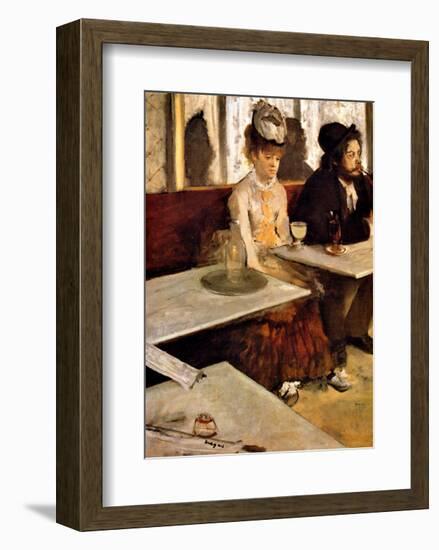 L'Absinthe-Edgar Degas-Framed Giclee Print