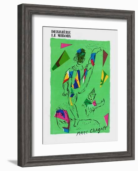 L'Acrobate Vert-Marc Chagall-Framed Premium Edition