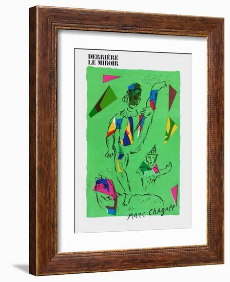 L'Acrobate Vert-Marc Chagall-Framed Premium Edition