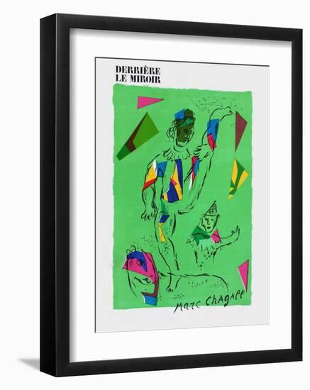 L'Acrobate Vert-Marc Chagall-Framed Premium Edition