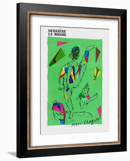 L'Acrobate Vert-Marc Chagall-Framed Premium Edition