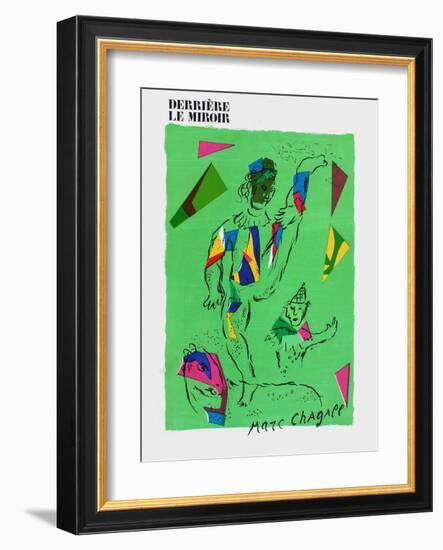 L'Acrobate Vert-Marc Chagall-Framed Premium Edition