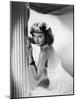 L'actrice americaine Barbara Stanwyck (1907- 1990) (b/w photo)-null-Mounted Photo