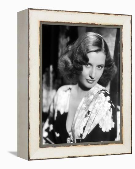 L'actrice americaine Barbara Stanwyck (1907- 1990) dans les annees 30 IN THE 30'S (b/w photo)-null-Framed Stretched Canvas