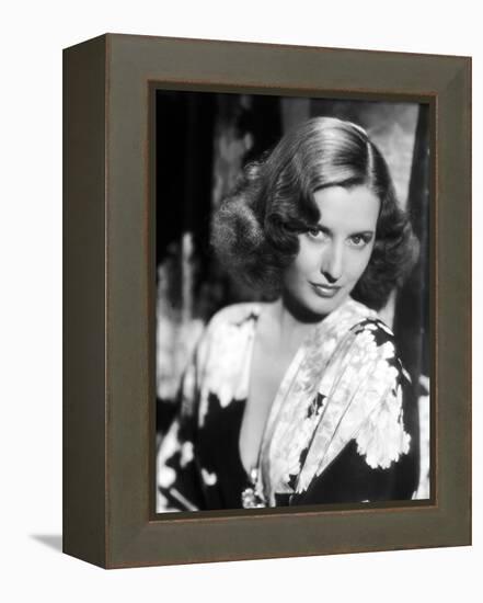 L'actrice americaine Barbara Stanwyck (1907- 1990) dans les annees 30 IN THE 30'S (b/w photo)-null-Framed Stretched Canvas