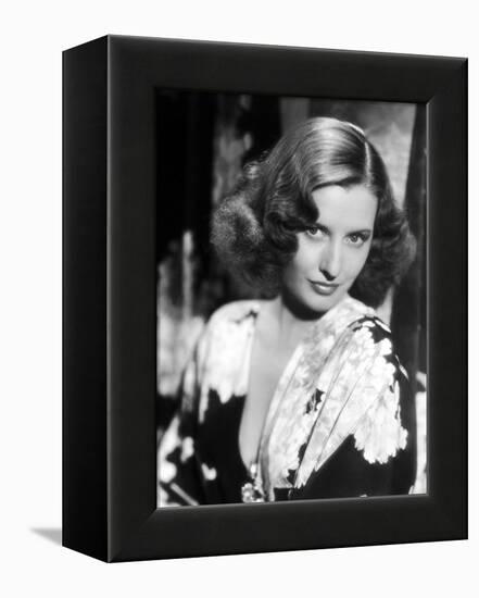 L'actrice americaine Barbara Stanwyck (1907- 1990) dans les annees 30 IN THE 30'S (b/w photo)-null-Framed Stretched Canvas