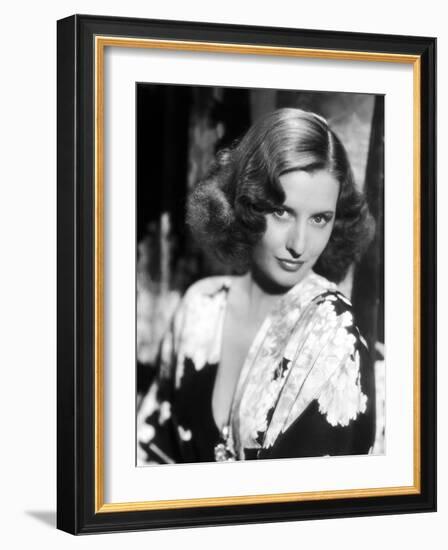 L'actrice americaine Barbara Stanwyck (1907- 1990) dans les annees 30 IN THE 30'S (b/w photo)-null-Framed Photo