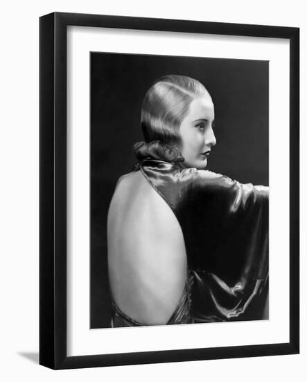 L'actrice americaine Barbara Stanwyck (1907- 1990) dans les annees 30 IN THE 30'S (b/w photo)-null-Framed Photo
