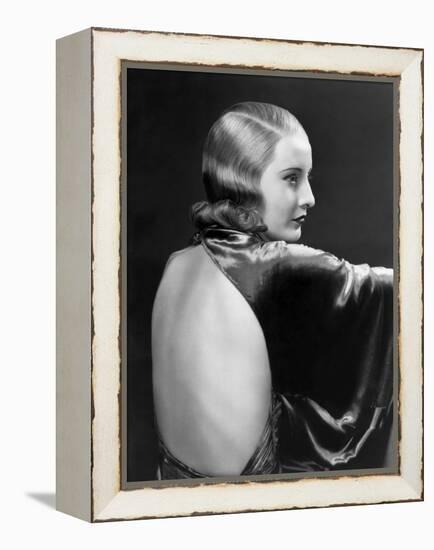 L'actrice americaine Barbara Stanwyck (1907- 1990) dans les annees 30 IN THE 30'S (b/w photo)-null-Framed Stretched Canvas