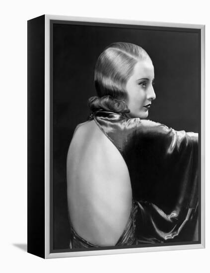 L'actrice americaine Barbara Stanwyck (1907- 1990) dans les annees 30 IN THE 30'S (b/w photo)-null-Framed Stretched Canvas