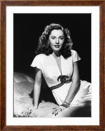 L'actrice americaine Barbara Stanwyck (1907- 1990) dans les annees 40 (b/w photo)' Photo | Art.com