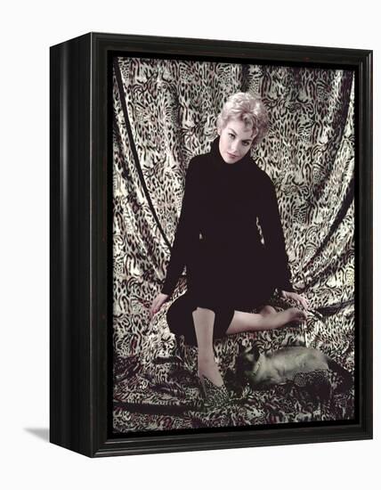 L'Adorable Voisine BELL BOOK AND CANDLE by RichardQuine with Kim Novak, 1958 (photo)-null-Framed Stretched Canvas