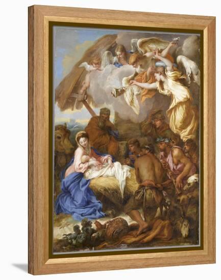 L'Adoration des Bergers-Giovanni Benedetto Castiglione-Framed Premier Image Canvas