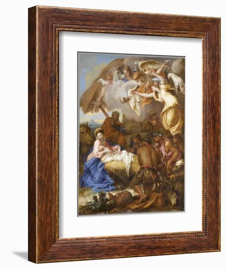 L'Adoration des Bergers-Giovanni Benedetto Castiglione-Framed Giclee Print