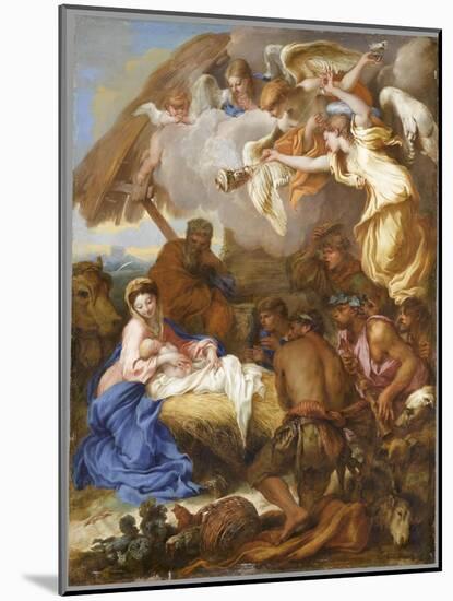 L'Adoration des Bergers-Giovanni Benedetto Castiglione-Mounted Giclee Print