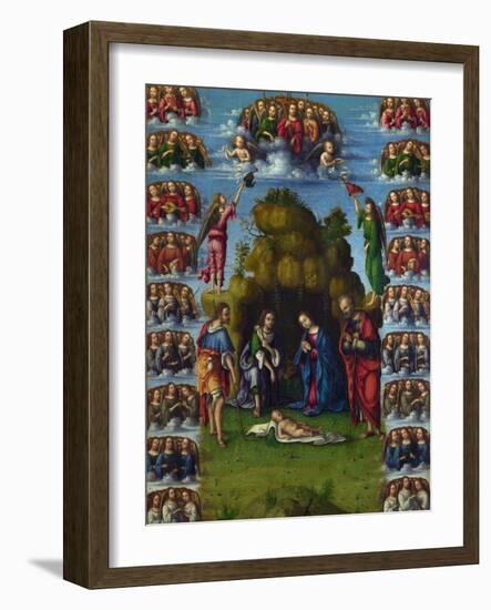 L'adoration Des Mages  Peinture De Lorenzo Costa (1460-1535) 1499 Dim 52X37 Cm National Gallery, L-Lorenzo Costa-Framed Giclee Print