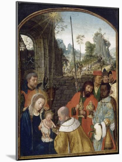 L'Adoration des Mages-Simon Bening-Mounted Giclee Print