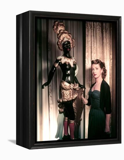 L'Affaire Ciceron 5 FINGERS, (aka FIVE FINGERS) by Joseph L. Mankiewicz with Danielle Darrieux, 195-null-Framed Stretched Canvas