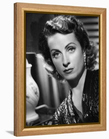 L'Affaire Ciceron 5 FINGERS, (aka FIVE FINGERS) by Joseph L. Mankiewicz with Danielle Darrieux, 195-null-Framed Stretched Canvas