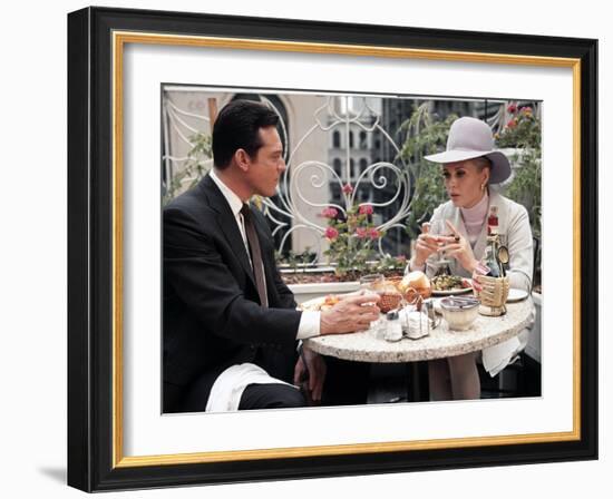 L'Affaire Thomas Crown THE THOMAS CROWN AFFAIR by NormanJewison with Faye Dunaway, 1968 (photo)-null-Framed Photo