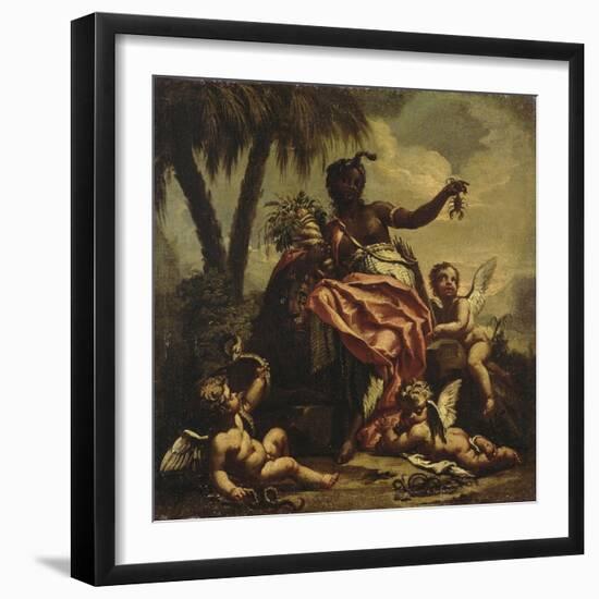 L'Afrique-Gasparo Diziani-Framed Giclee Print